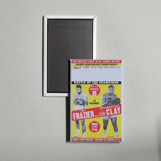 Fight of the Century Mini Movie Fridge Magnet