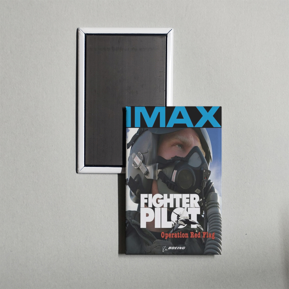 Fighter Pilot Operation Red Flag Mini Movie Fridge Magnet