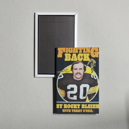 Fighting Back The Story of Rocky Bleier Mini Movie Fridge Magnet