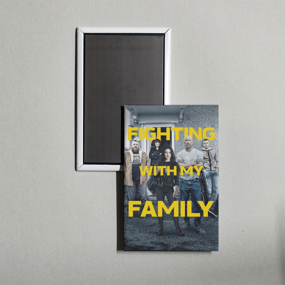 Fighting with My Family Mini Movie Fridge Magnet
