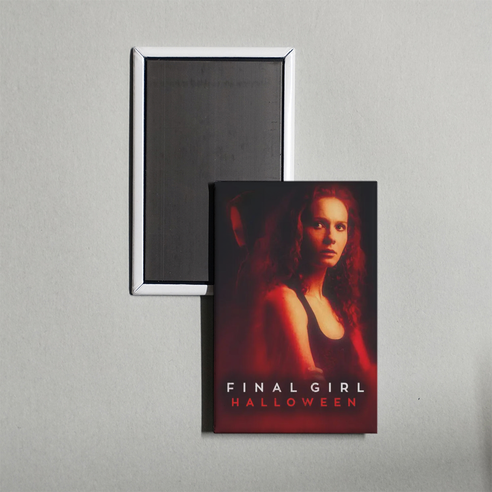 Final Girl Halloween Mini Movie Fridge Magnet