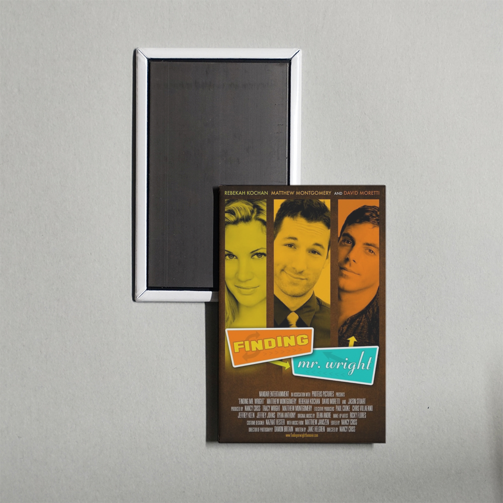 Finding Mr. Wright Mini Movie Fridge Magnet