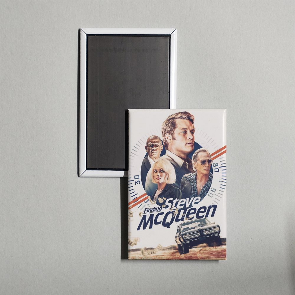 Finding Steve McQueen Mini Movie Fridge Magnet