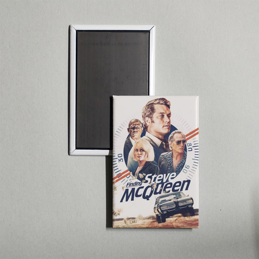 Finding Steve McQueen Mini Movie Fridge Magnet