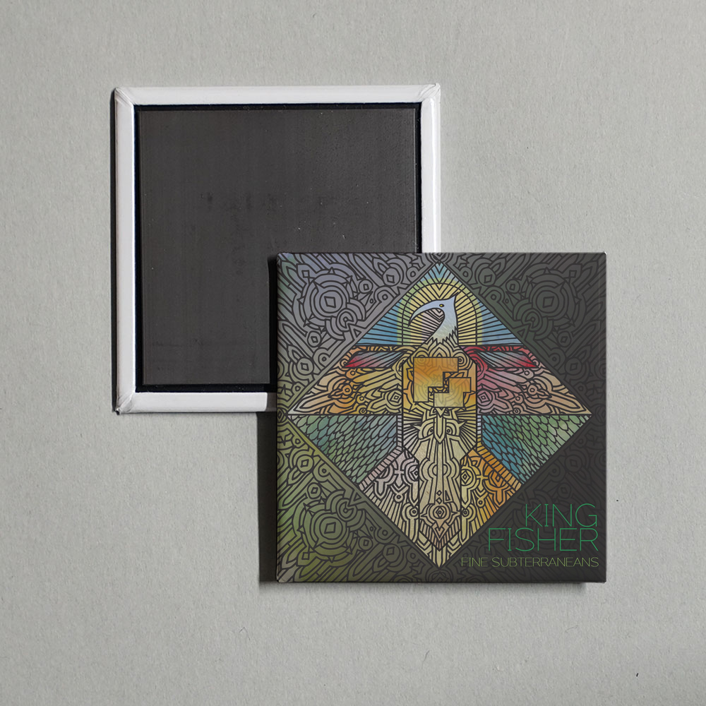 Fine Subterraneans - Kingfisher - EP Album Cover Fridge Magnet