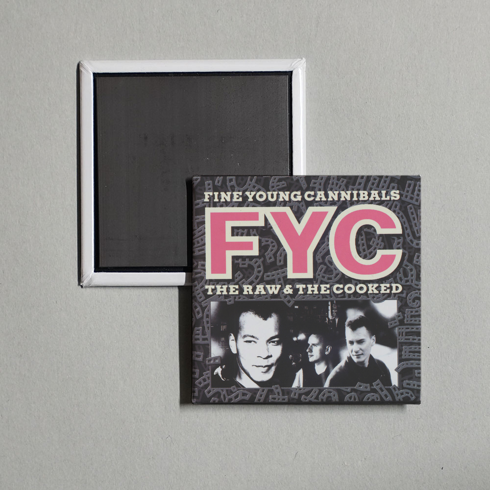 Fine Young Cannibals - The Raw & The Cooked Album Cover Fridge Magnet