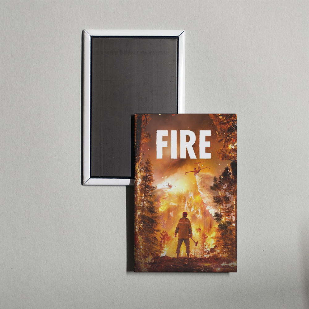 Fire Mini Movie Fridge Magnet