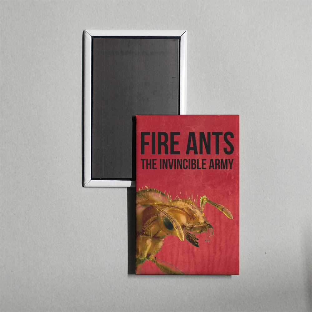 Fire Ants 3D The Invincible Army Mini Movie Fridge Magnet