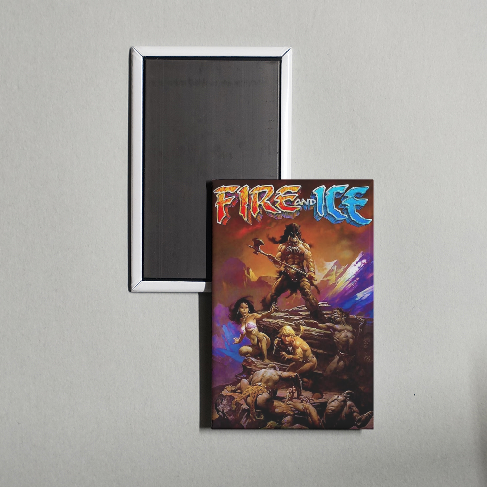 Fire and Ice Mini Movie Fridge Magnet