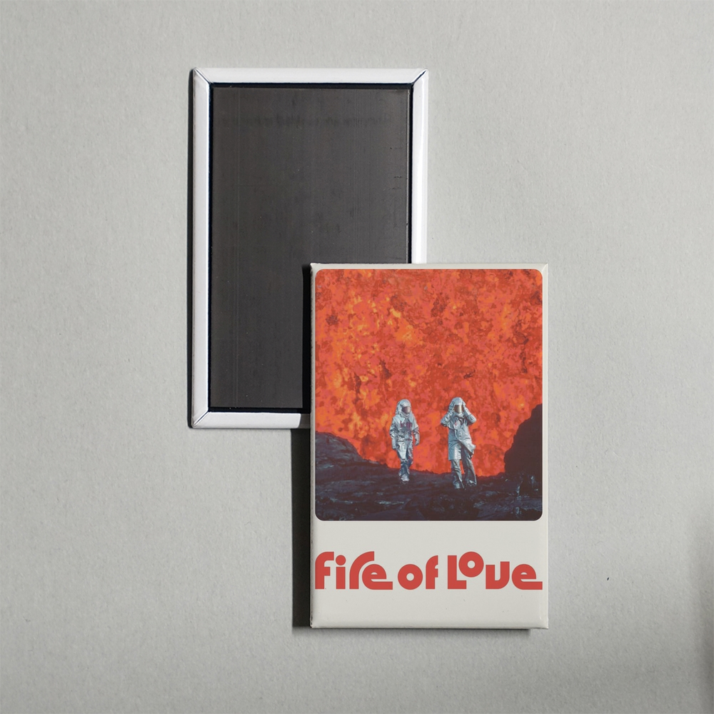 Fire of Love Mini Movie Fridge Magnet