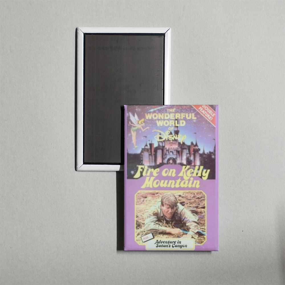 Fire on Kelly Mountain Mini Movie Fridge Magnet