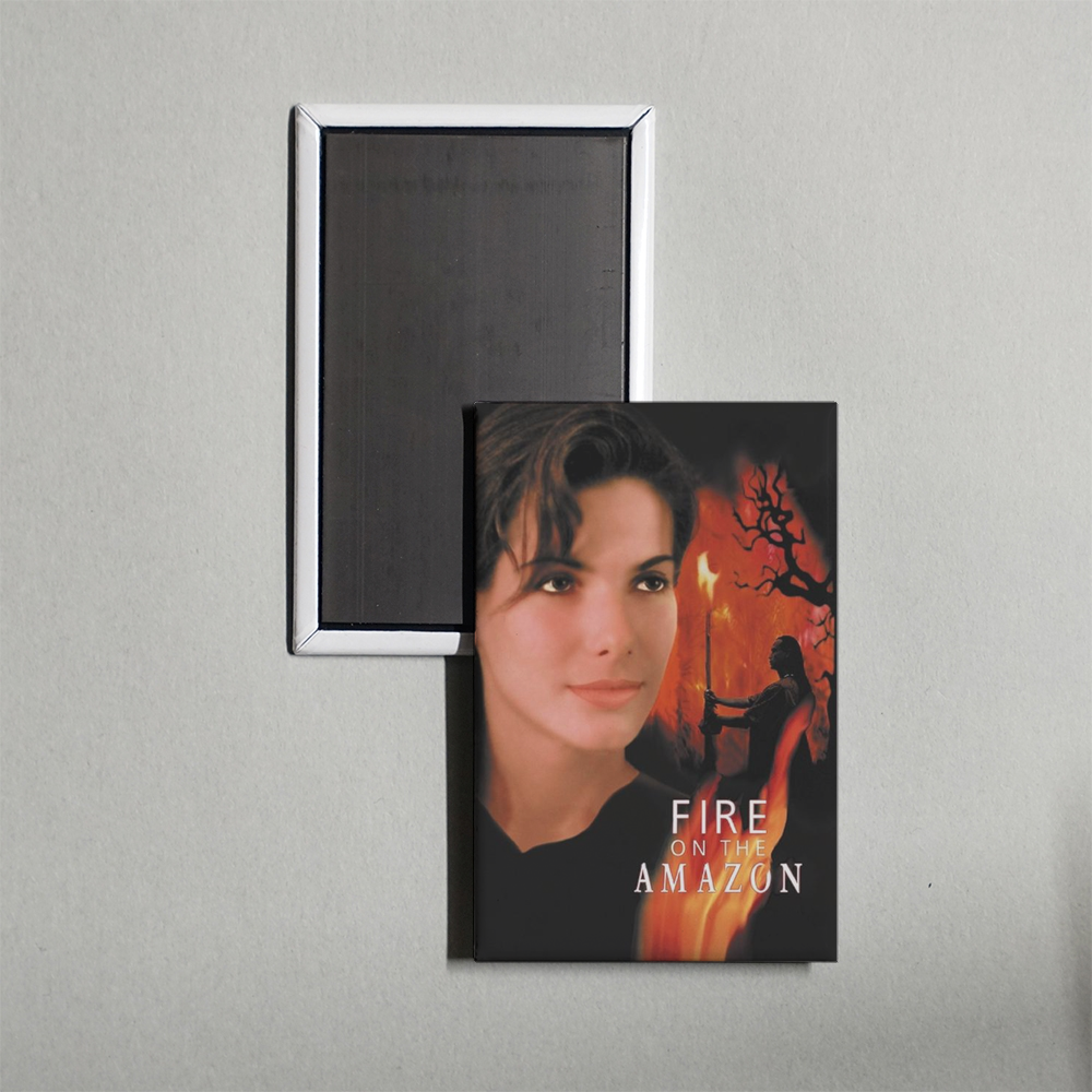 Fire on the Amazon Mini Movie Fridge Magnet