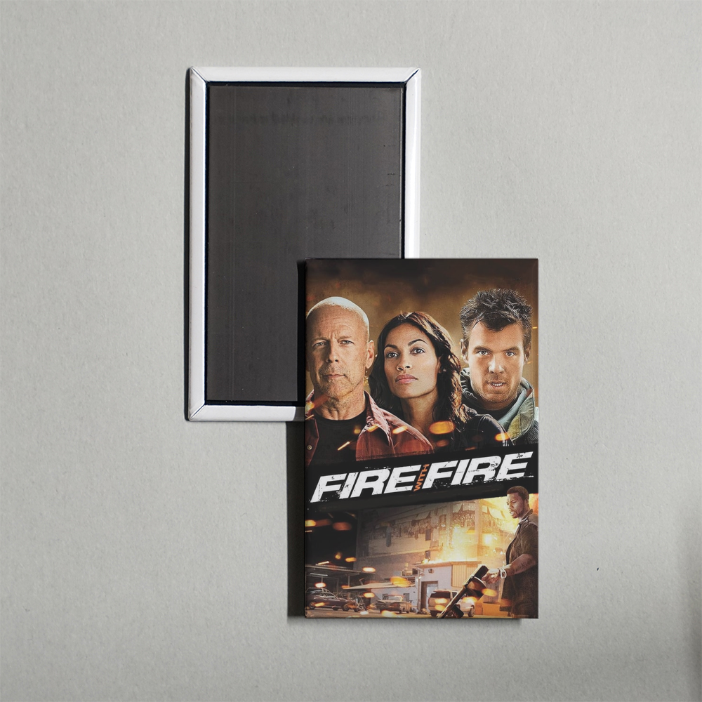Fire with Fire Mini Movie Fridge Magnet