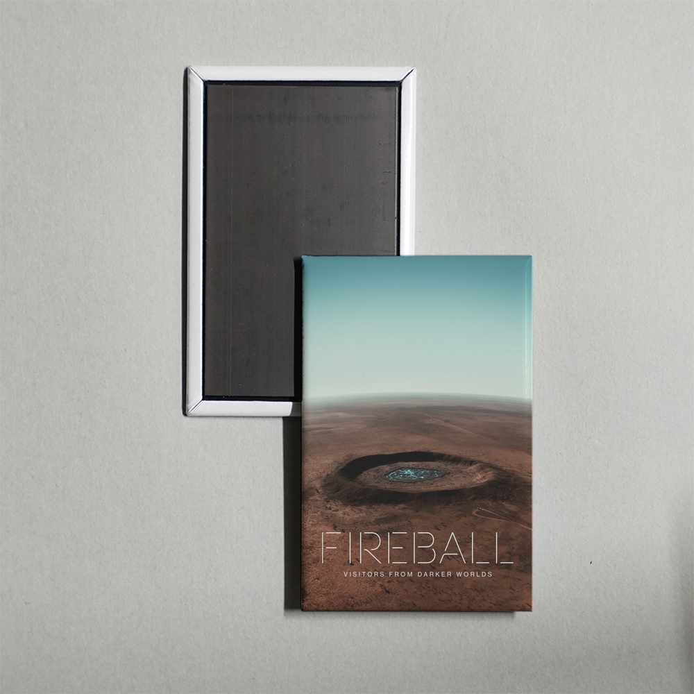 Fireball Visitors from Darker Worlds Mini Movie Fridge Magnet
