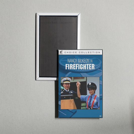 Firefighter Mini Movie Fridge Magnet