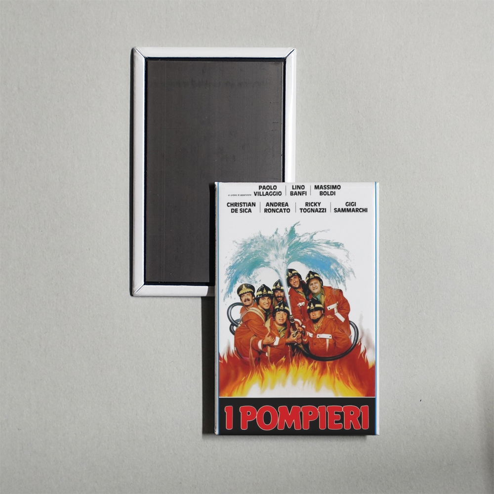 Firefighters Mini Movie Fridge Magnet