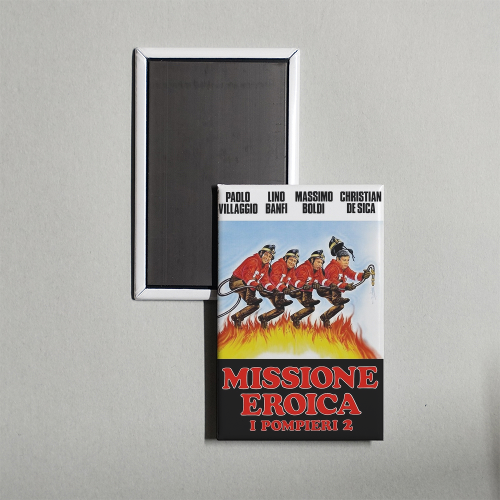 Firefighters 2 Heroic Mission Mini Movie Fridge Magnet