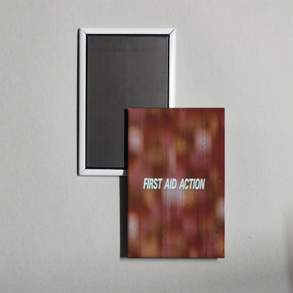 First Aid Action Mini Movie Fridge Magnet