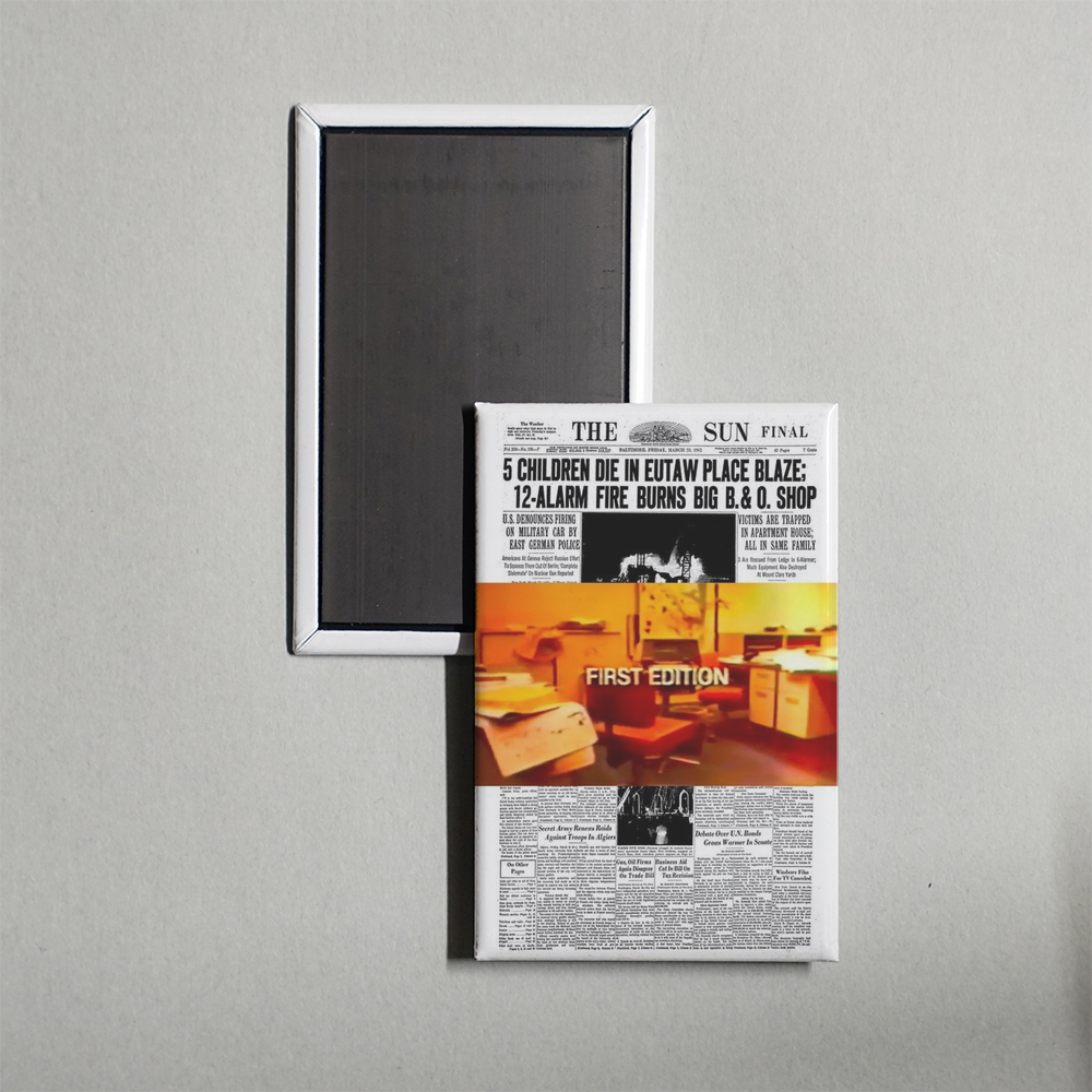First Edition Mini Movie Fridge Magnet