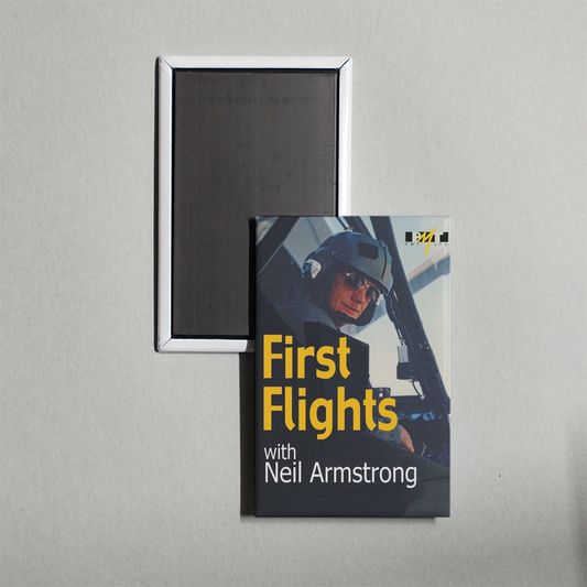 First Flights with Neil Armstrong TV Show Fridge Magnet