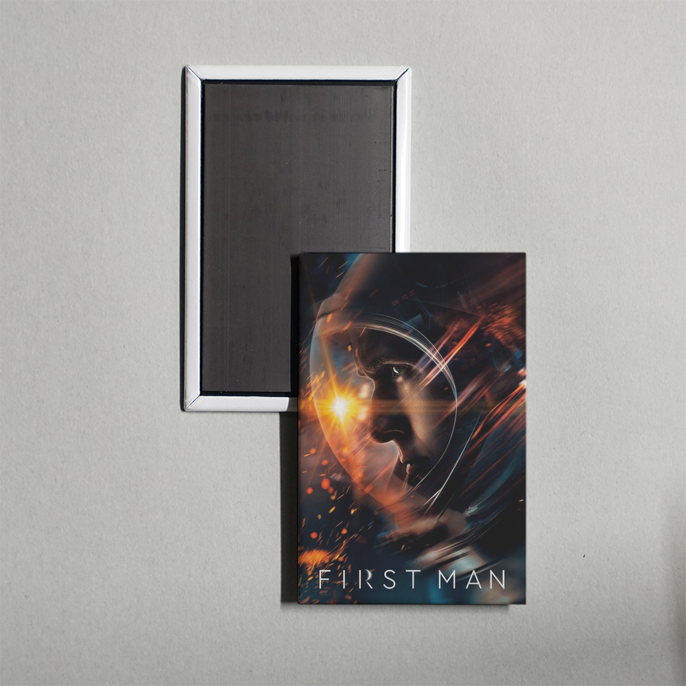 First Man Mini Movie Fridge Magnet