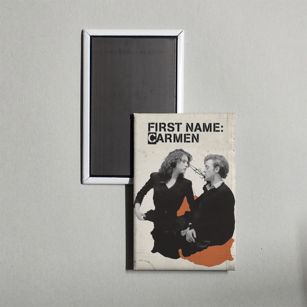 First Name Carmen Mini Movie Fridge Magnet