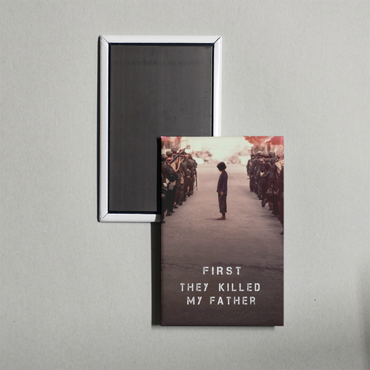 First They Killed My Father Mini Movie Fridge Magnet