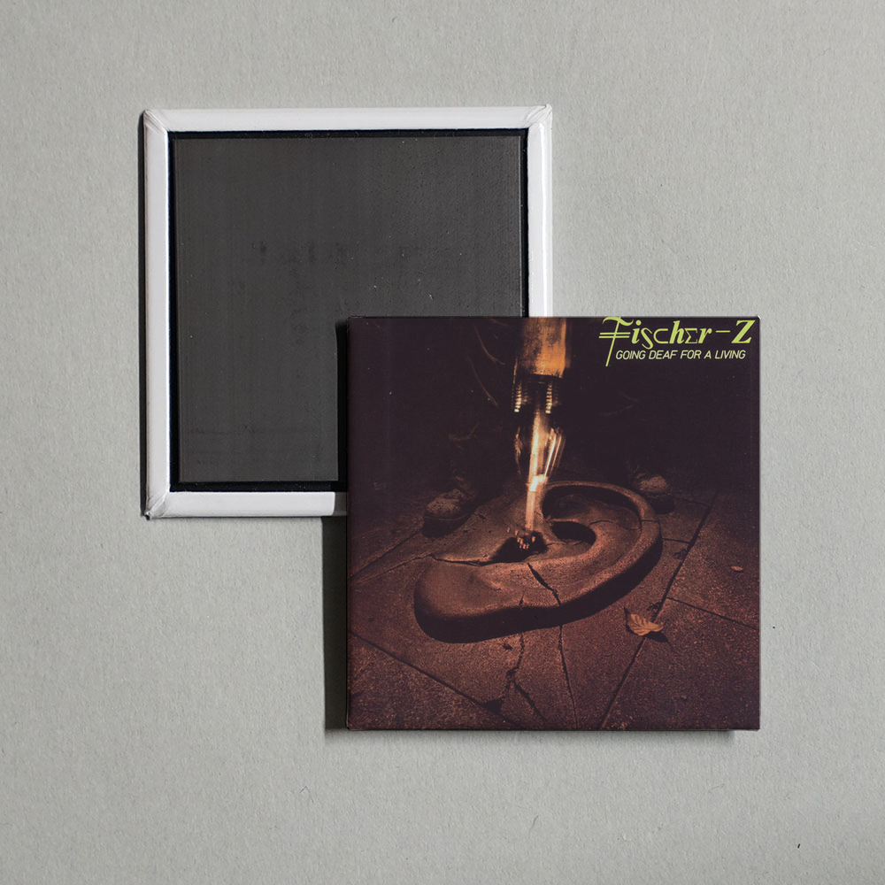 Fischer-Z - Going Deaf For A Living Album Cover Fridge Magnet