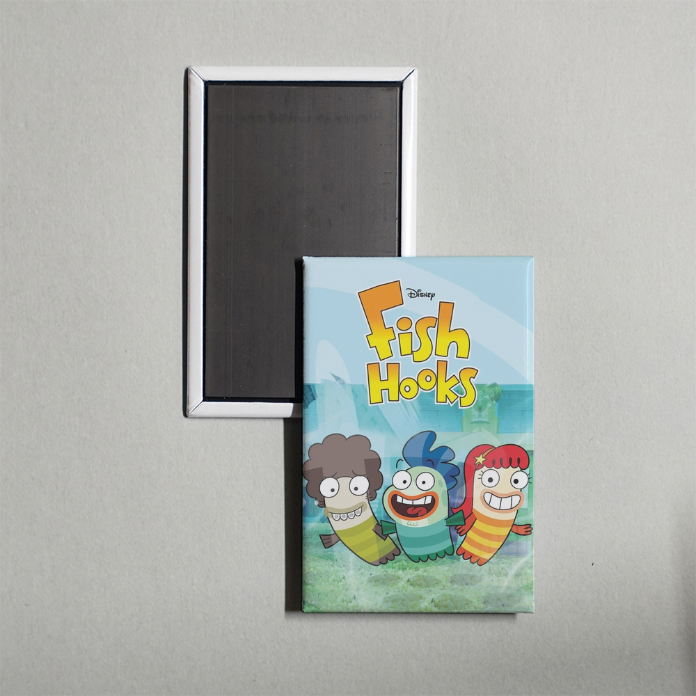 Fish Hooks TV Show Fridge Magnet