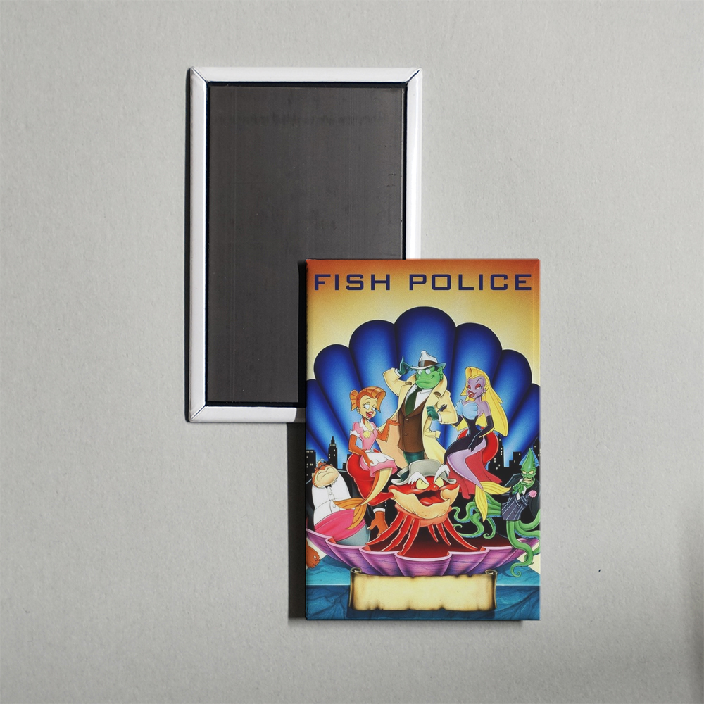 Fish Police TV Show Fridge Magnet