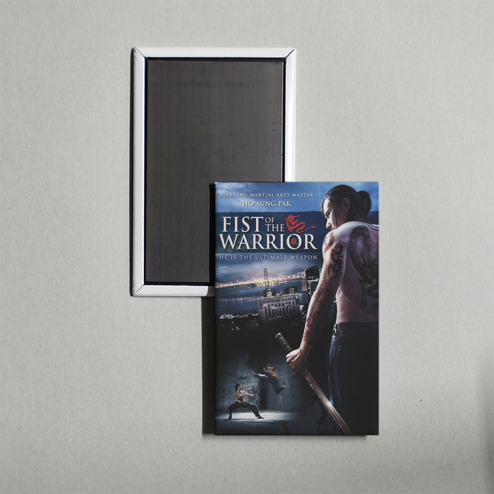 Fist of the Warrior Mini Movie Fridge Magnet