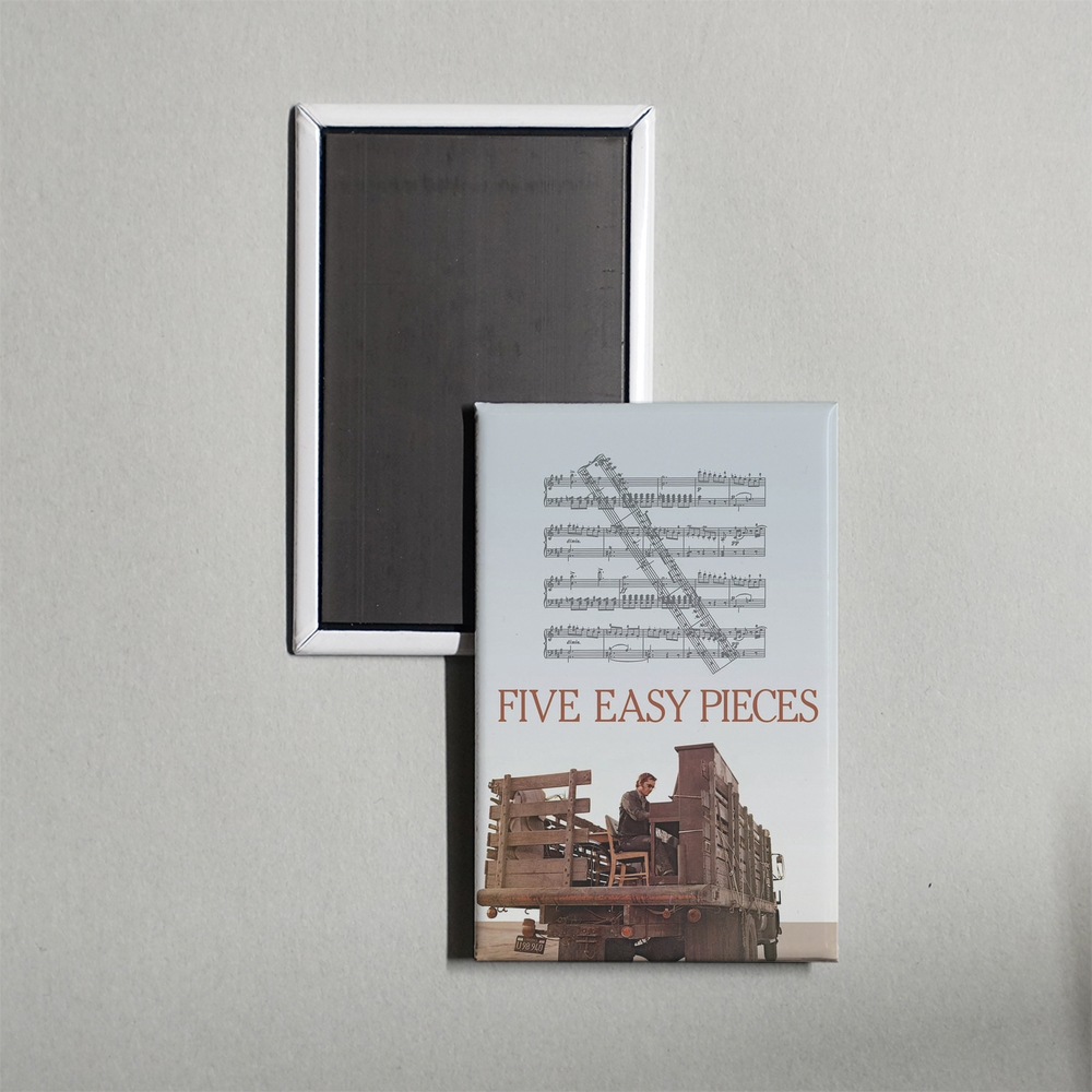 Five Easy Pieces Mini Movie Fridge Magnet