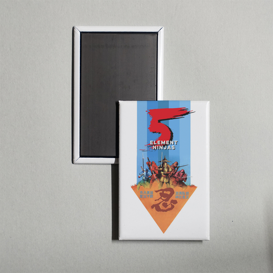 Five Element Ninjas Mini Movie Fridge Magnet