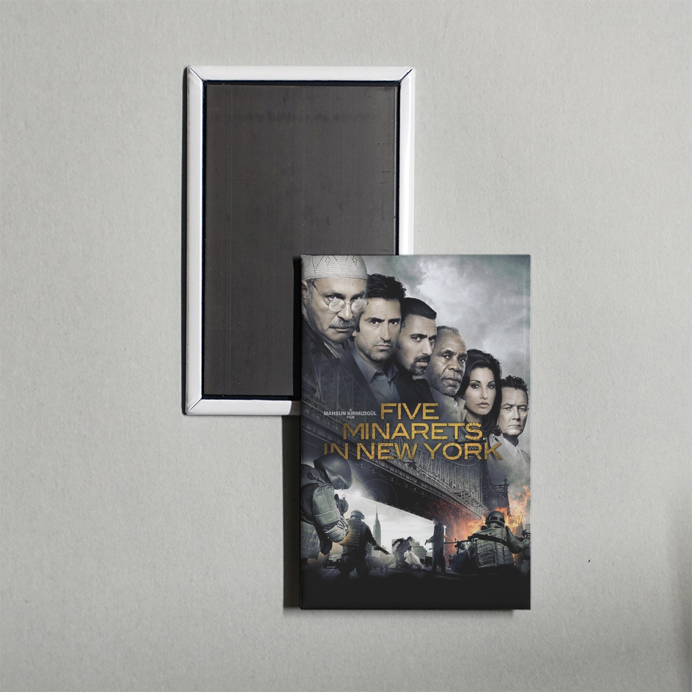 Five Minarets in New York Mini Movie Fridge Magnet