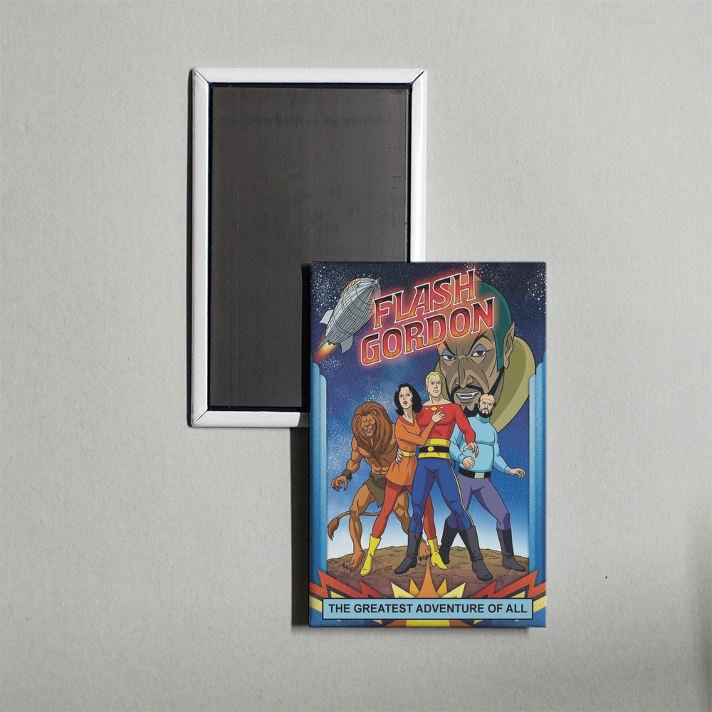 Flash Gordon The Greatest Adventure of All Mini Movie Fridge Magnet