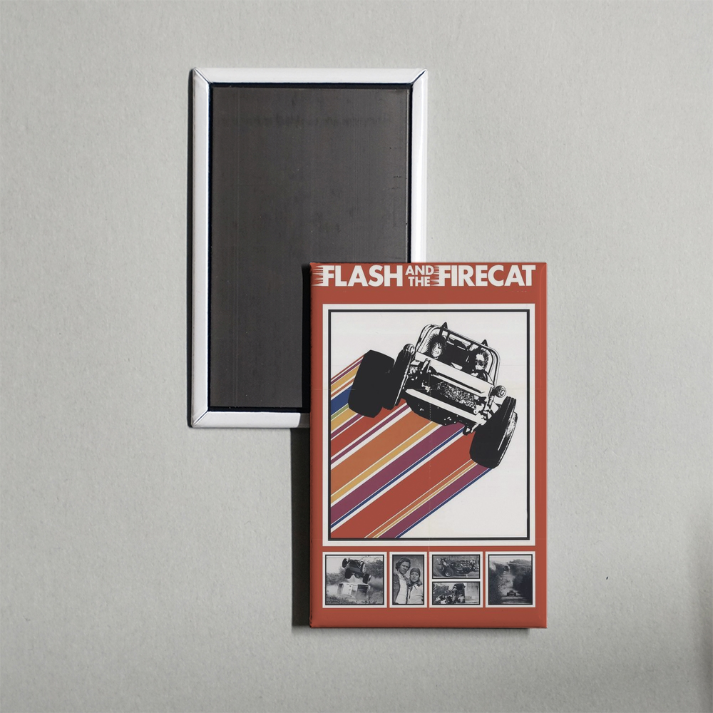 Flash and the Firecat Mini Movie Fridge Magnet