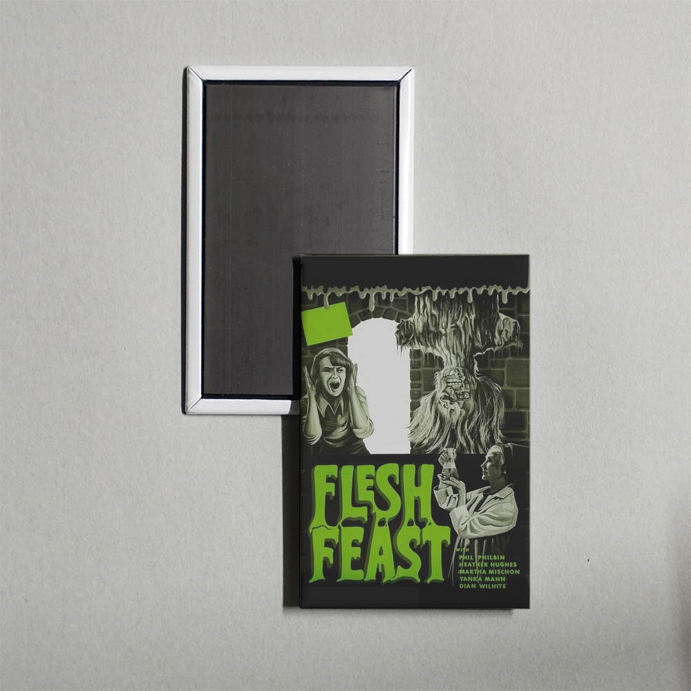 Flesh Feast Mini Movie Fridge Magnet