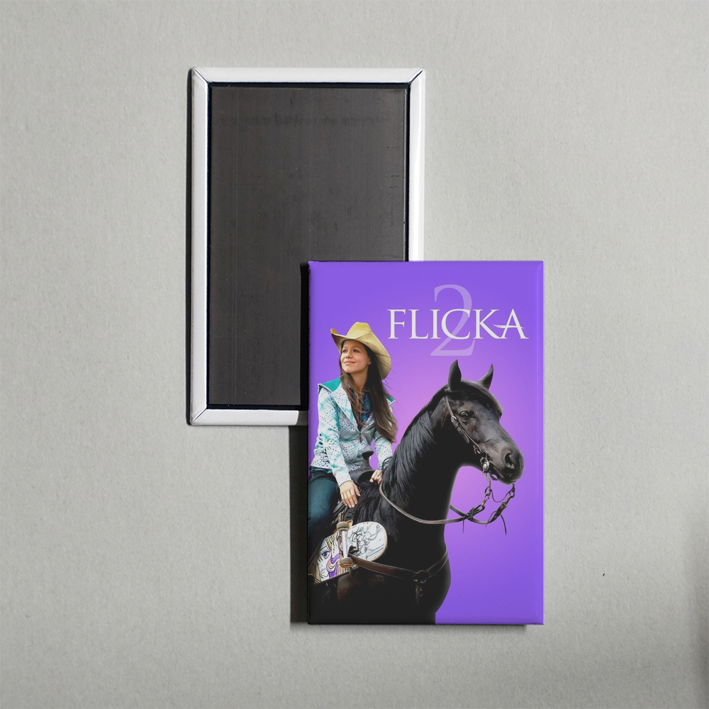 Flicka 2 Mini Movie Fridge Magnet