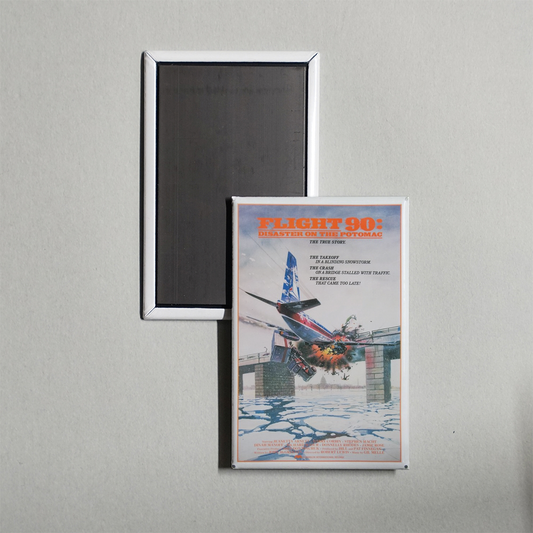 Flight 90 Disaster on the Potomac Mini Movie Fridge Magnet