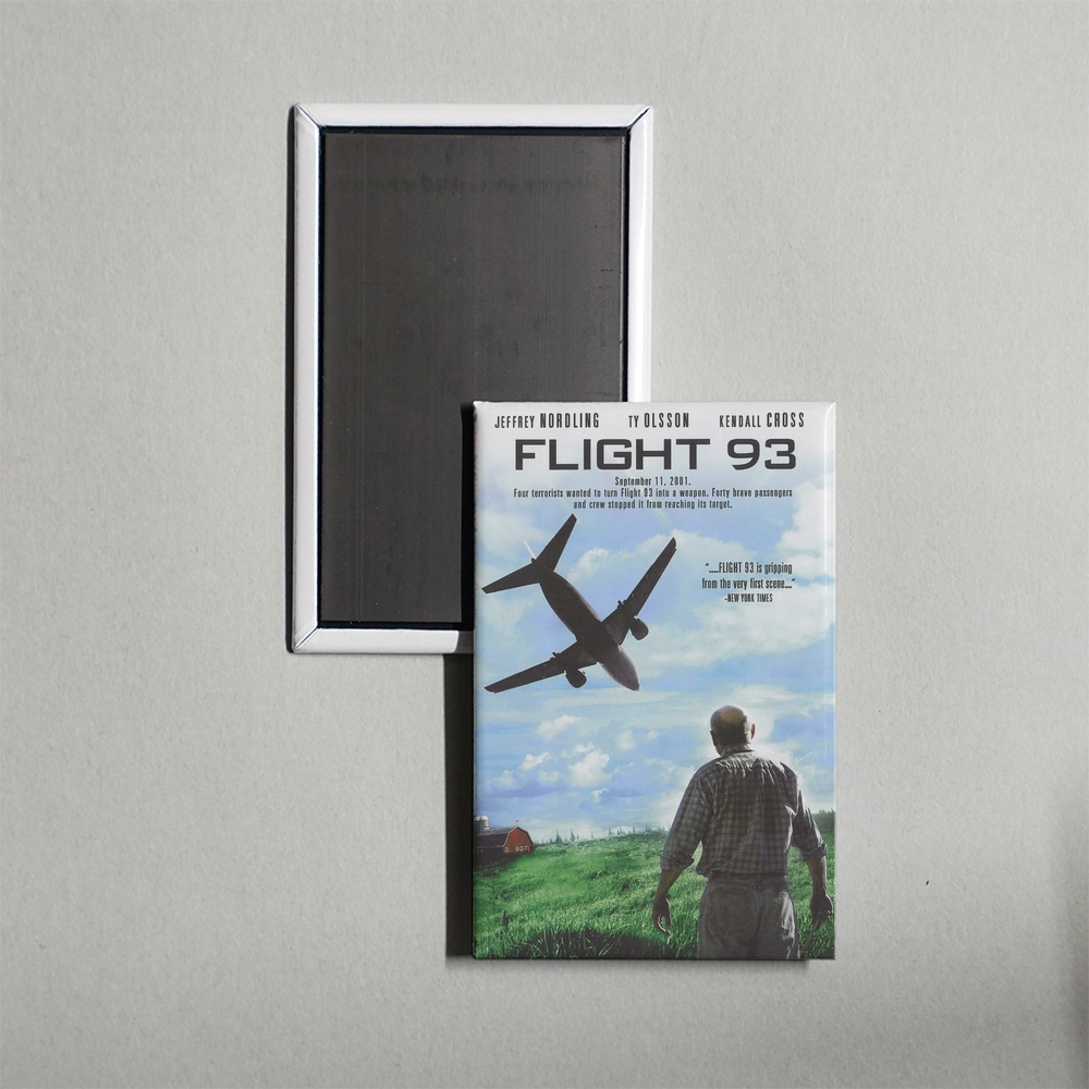 Flight 93 Mini Movie Fridge Magnet