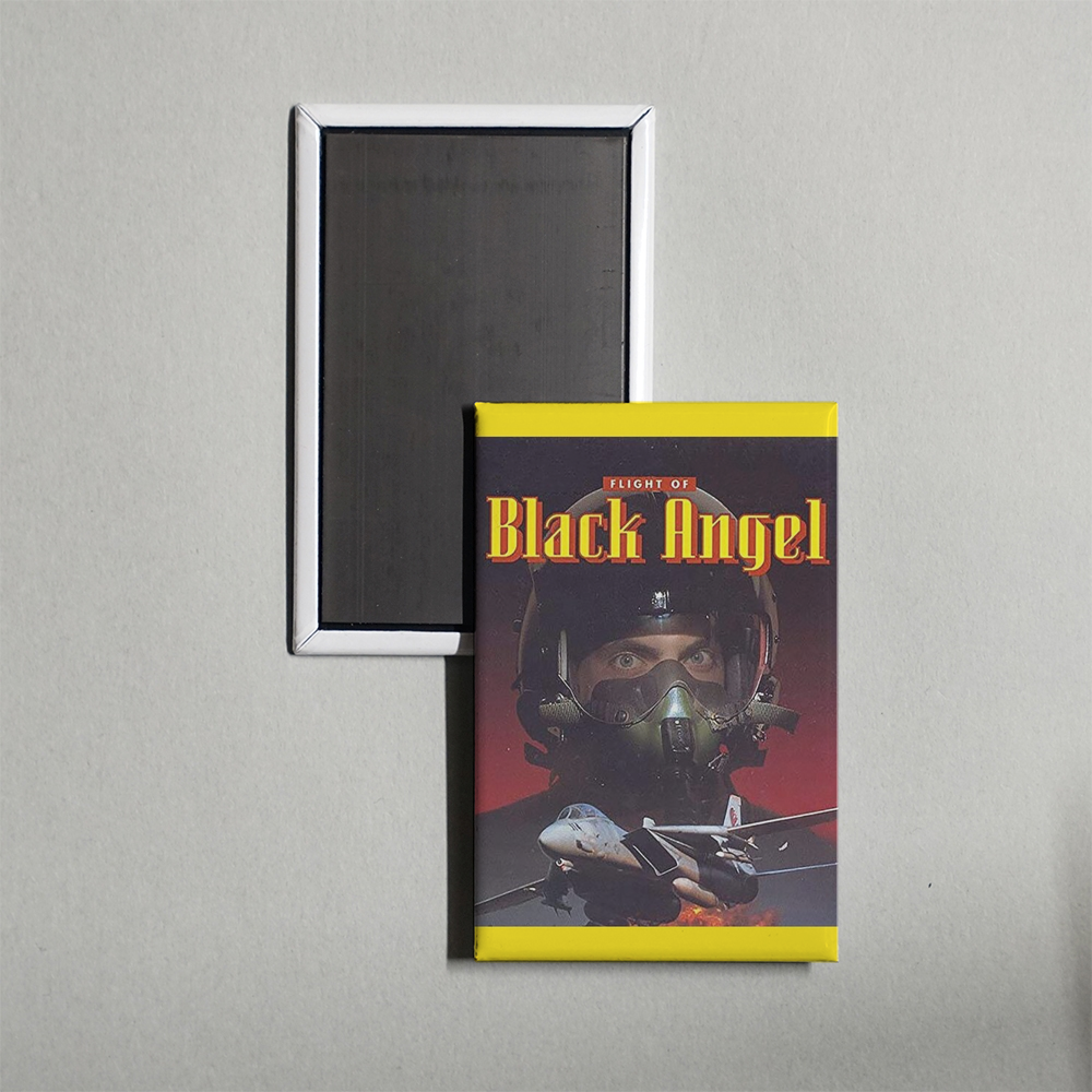 Flight of Black Angel Mini Movie Fridge Magnet