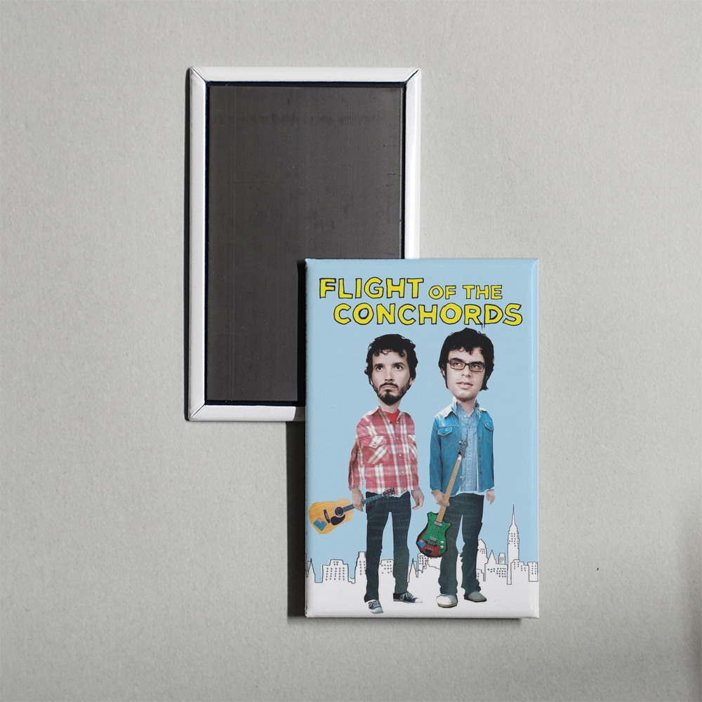 Flight of the Conchords TV Show Fridge Magnet