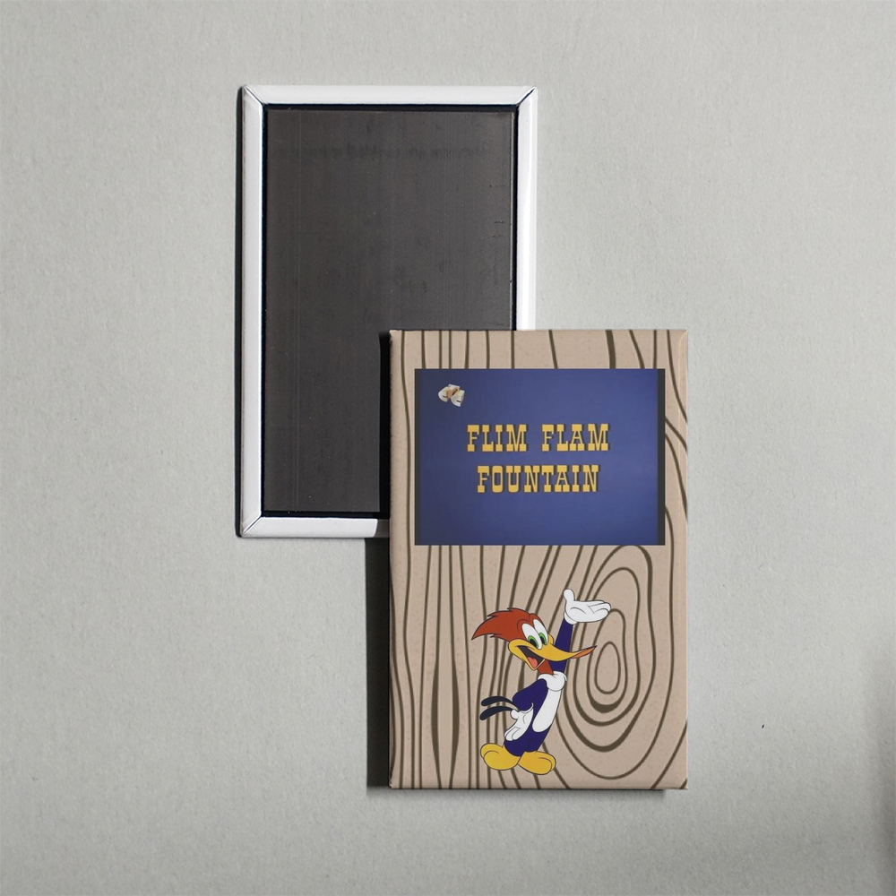 Flim Flam Fountain Mini Movie Fridge Magnet