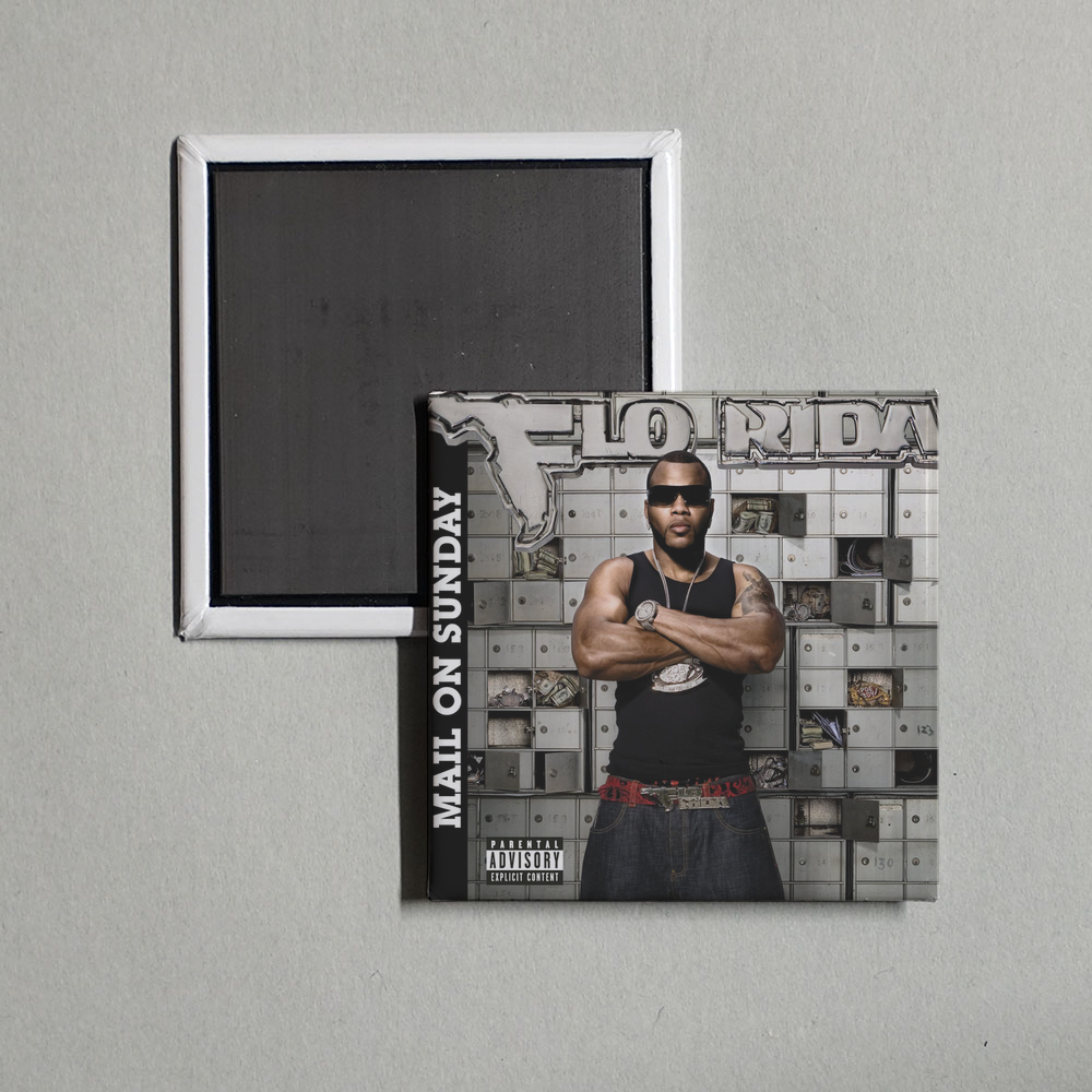 Flo Rida - Mail on Sunday Album Cover Fridge Magnet