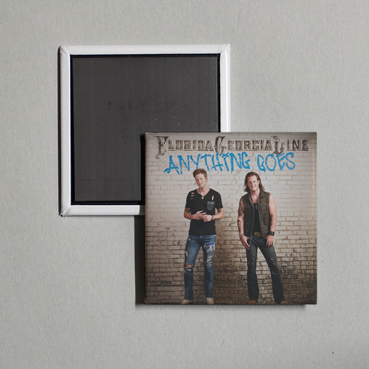 Florida Georgia Line - Anything Goes Album Cover Fridge Magnet