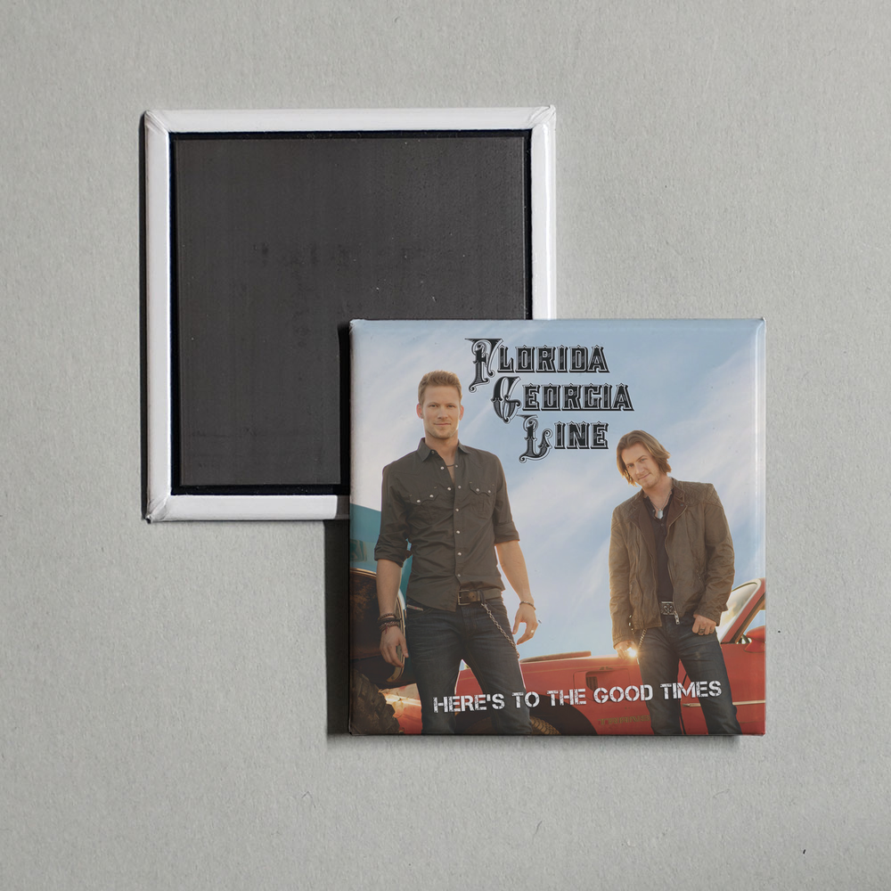Florida Georgia Line - Here's To The Good Times Album Cover Fridge Magnet