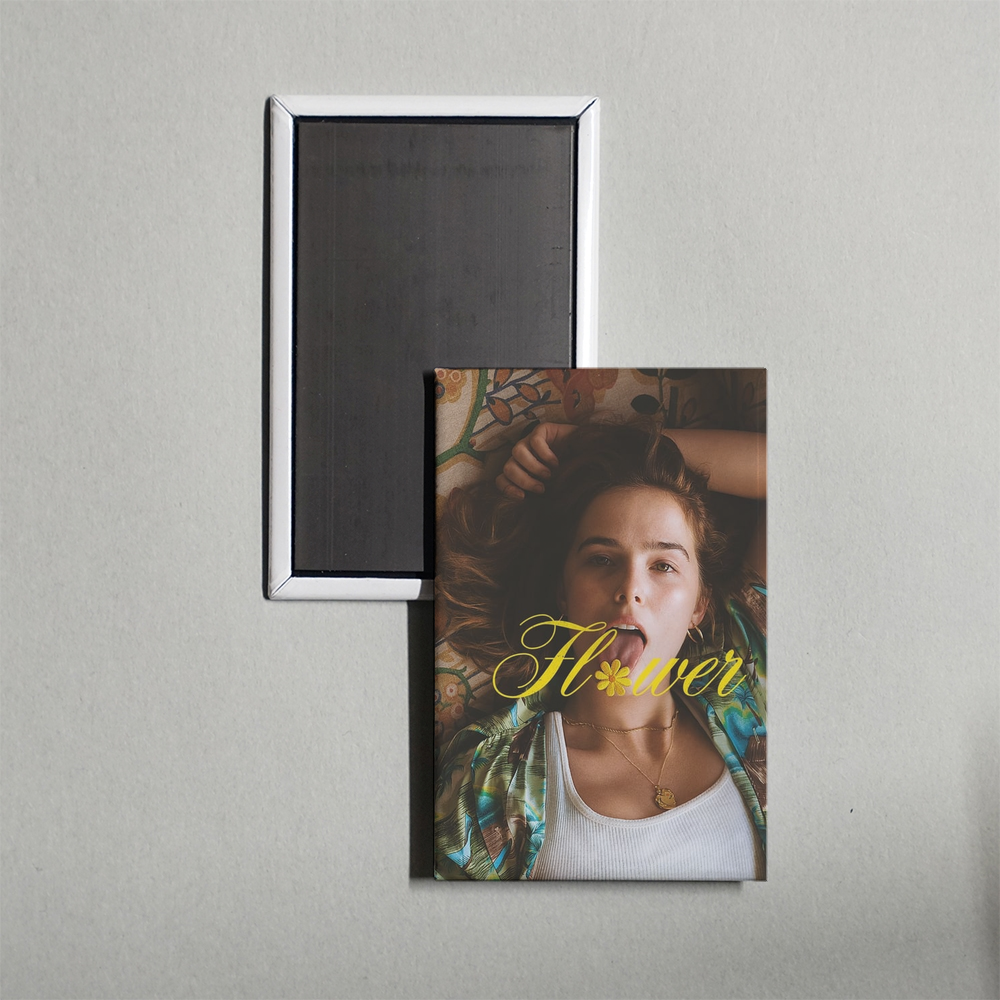 Flower Mini Movie Fridge Magnet