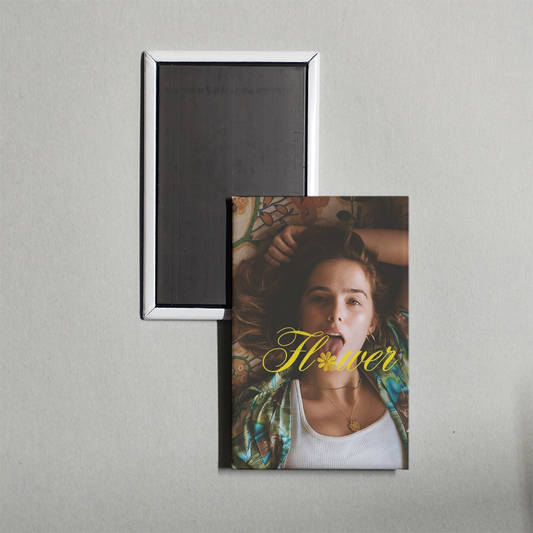 Flower Mini Movie Fridge Magnet