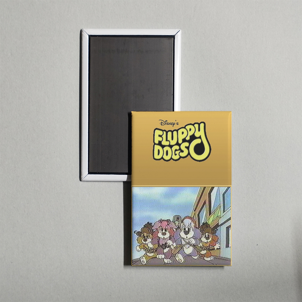 Fluppy Dogs Mini Movie Fridge Magnet