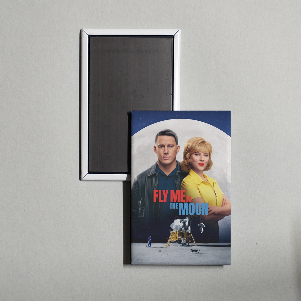 Fly Me to the Moon Mini Movie Fridge Magnet